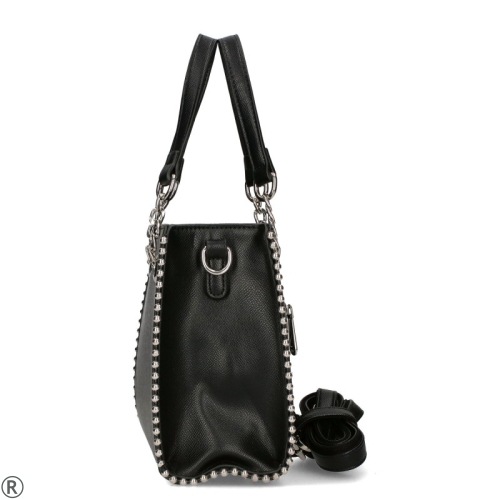 Стилна малка чанта в черен цвят- FLORA&CO Black