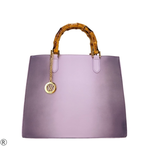Лилава чанта омбре - Velina Purple