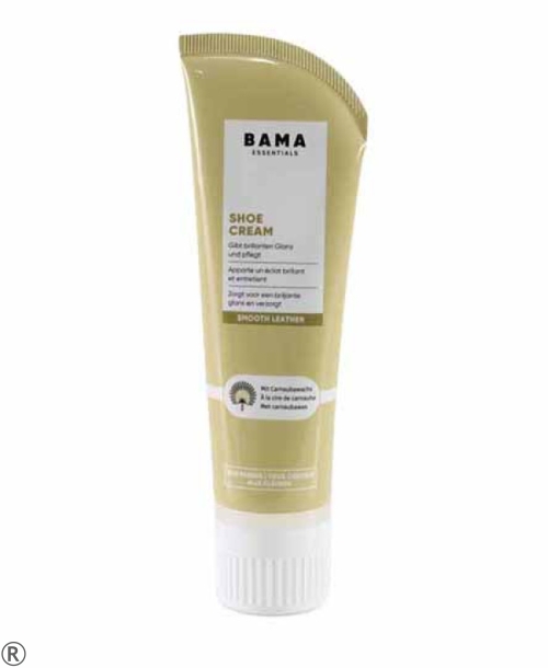 Крем боя за обувки бяла Bama® Essentials Shoe Cream - туба 75мл цвят бял