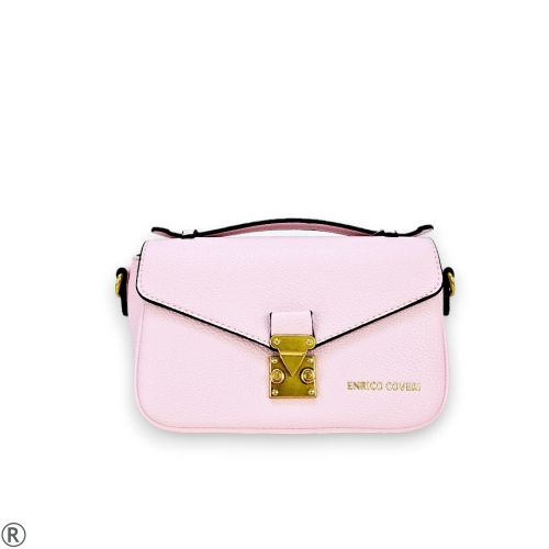 Розова чанта през рамо- Enrico Coveri