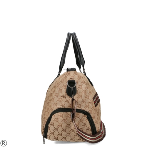 Кафява дамска чанта-сак с мече- Teddy Bear Brown 8998