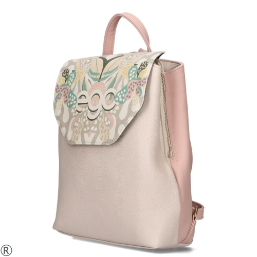 Дамска раница с капак- EGO Pink 10427