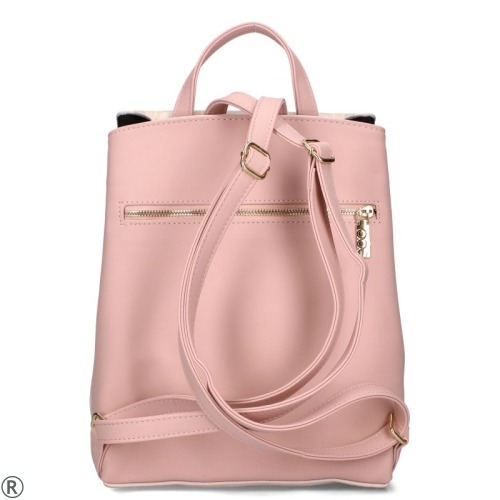 Дамска раница с капак- EGO Pink 10427