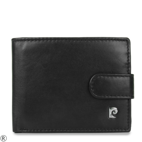 Черен кожен портфейл- Pierre Cardin 10452