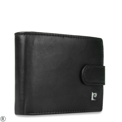 Черен кожен портфейл- Pierre Cardin 10452