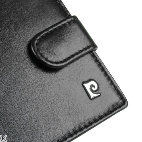 Черен кожен портфейл- Pierre Cardin 10452