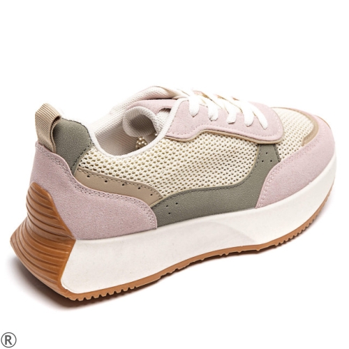 Розови дишащи маратонки- Jaklin Pink 10280