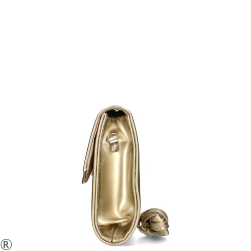 Златна стилна чанта- Elektra Gold 10573