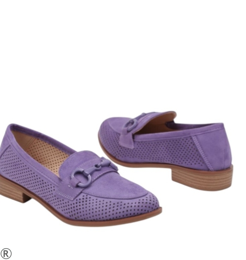 Лилави дамски лоуфъри- Izabel Purple 11068