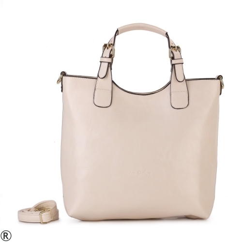Бежови остри балерини- Nansi Beige 11075