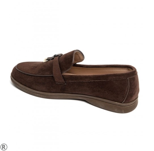 Кафяви дамски лоуфъри- Danaq Brown 11208