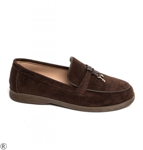 Кафяви дамски лоуфъри- Danaq Brown 11208