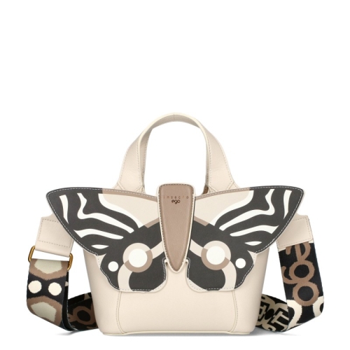 Обувки в черен и бежов цвят на широк ток- Eliza Bulgaria 11424