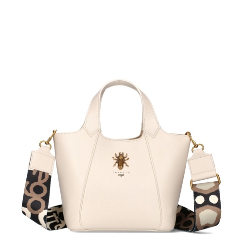 Бежови боти с кроко принт на удобен ток- Eliza Bulgaria 11470