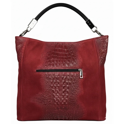 Луксозна чанта от естествен велур- Anakke 11501