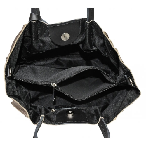 Червена чанта от естествена кожа с три отделения- Amanda Red 11520