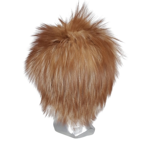 Луксозна шапка от естествен косъм на лисица- Maraq 11560