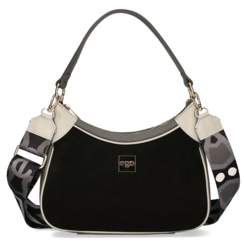 Кафява чанта от естествен велур- EGO Grey 11592