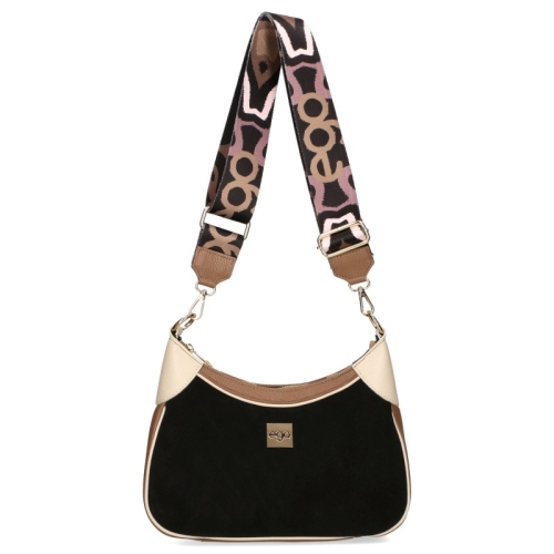 Бежова чанта от естествен велур- EGO Beige 11593