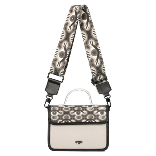 Сива чанта с дълга дръжка за през рамо- EGO Grey 11596