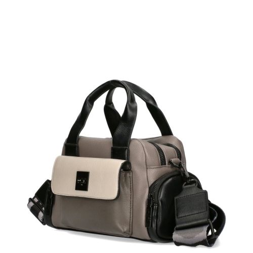 Сива чанта с две отделения и пеперуда- EGO Butterfly Grey 11600