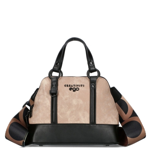 Бежова чанта с дълга дръжка за през рамо- EGO Beige 11608