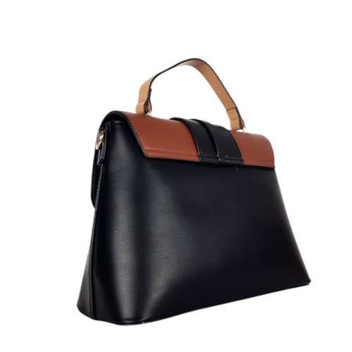 Дамска чанта с леопардов акцент- Duki&Daso 11624