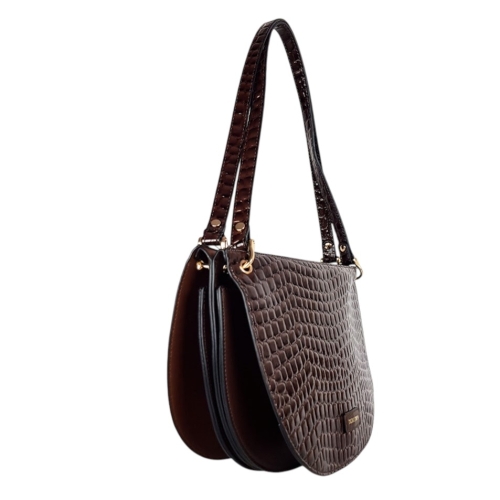 Кафява чанта с две отделения- Duki&Daso 11635