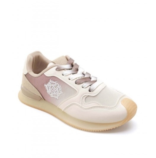 Бежови дамски кецове с мрежа- Amanda Beige 11650