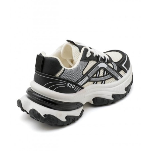 Дамски маратонки в черен и бял цвят- Zelda Black 11654