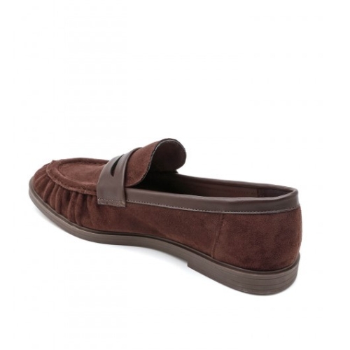 Кафяви дамски мокасини- Klara Brown 11659