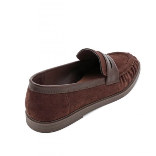 Кафяви дамски мокасини- Klara Brown 11659