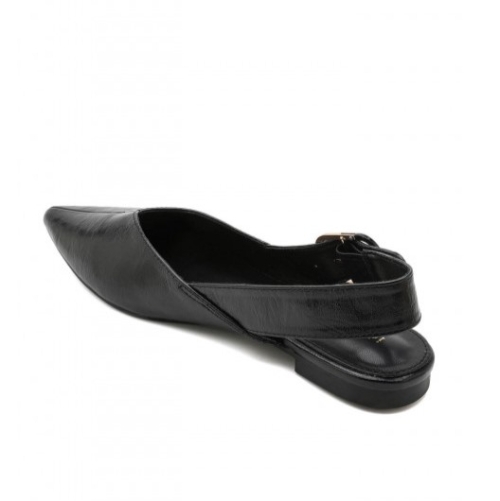 Остри обувки Slingback с отворена пета- Gracey Black 11664