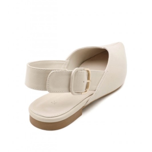 Бежови обувки Slingback с отворена пета- Gracey Beige 11665