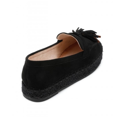 Равни черни еспадрили - Renie Black 11687
