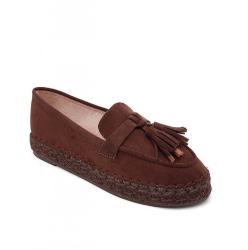 Еспадрили цвят шоколад- Renie Brown 11689