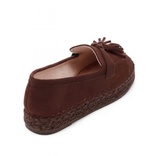 Еспадрили цвят шоколад- Renie Brown 11689