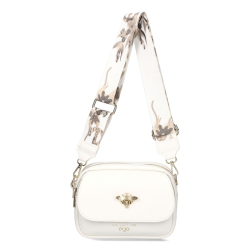 Бели обувки от естествена кожа с ортопедична стелка- Helga White 11716