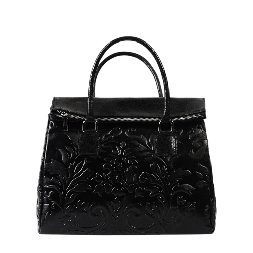 Черни елегантни ботуши на тънък ток- Sisi Black 11549