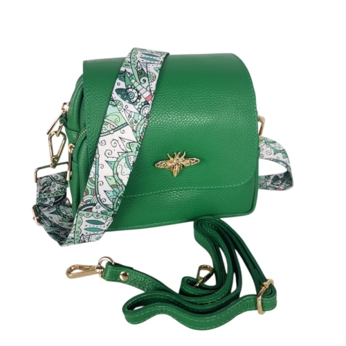 Зелена чанта с две отделения- Selin Green 11744