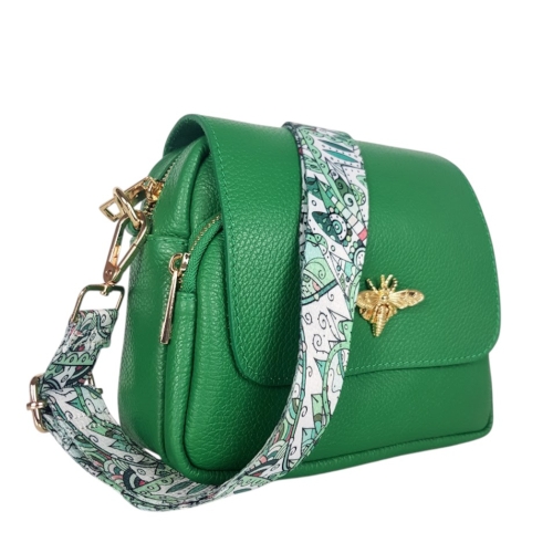 Зелена чанта с две отделения- Selin Green 11744