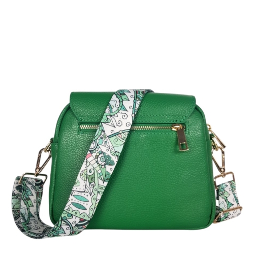 Зелена чанта с две отделения- Selin Green 11744