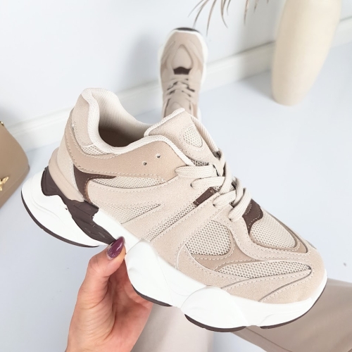 Дамски маратонки цвят каки- Klaudiq Khaki 11759