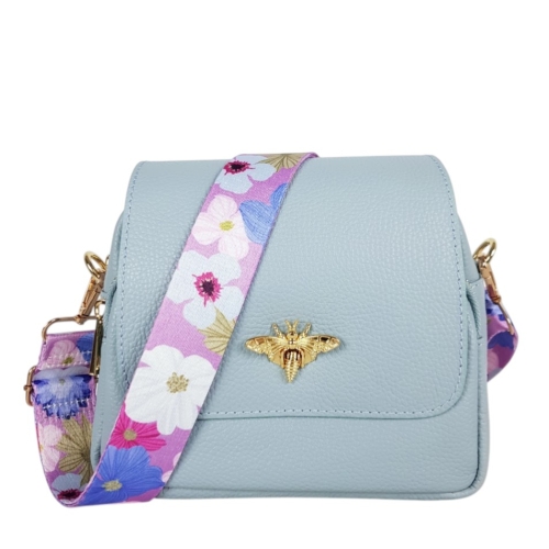 Синя чанта с две сменяеми дръжки- Selin Blue 11771