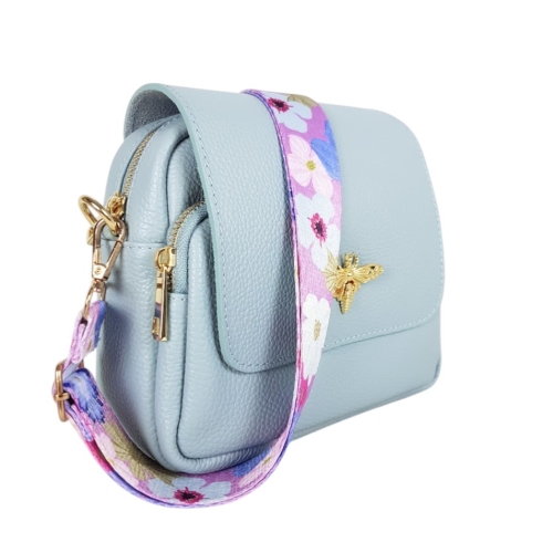 Синя чанта с две сменяеми дръжки- Selin Blue 11771