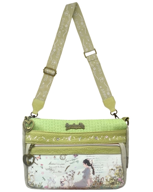 Дамска чанта за през рамо- Sweet & Candy Green 11838