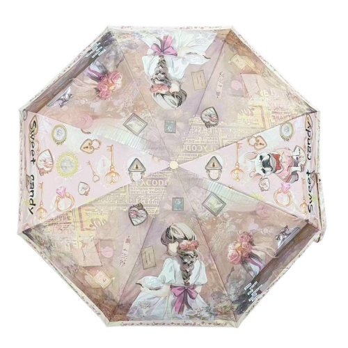 Дамски чадър- Sweet & Candy Pink 11839