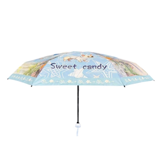 Дамски чадър- Sweet & Candy Blue 11840