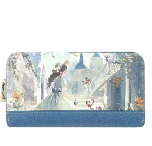 Голямо дамско портмоне- Sweet & Candy Blue 11846