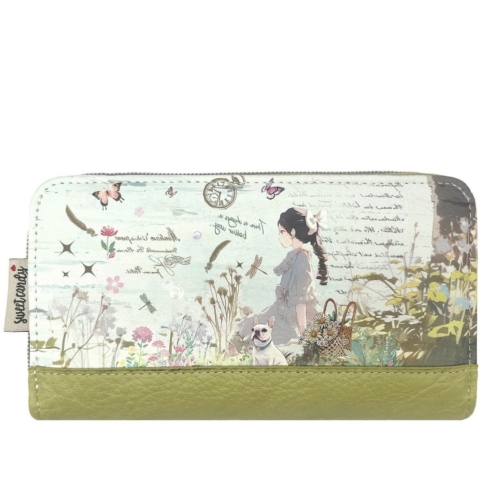 Голямо дамско портмоне- Sweet & Candy Green 11848